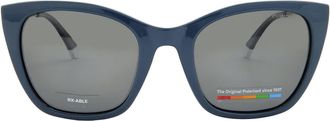Polaroid Polarized Grey Cat Eye Ladies Sunglasses PLD 4144/S/X 0PJP/M9 52
