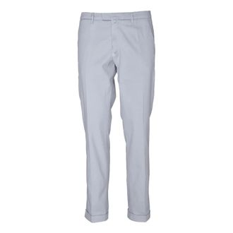 BRIGLIA 1949 Heren, Broeken, Grijs, Maat: 2XL Katoen