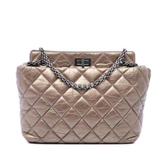 Chanel Pre-owned Vintage Quilted Tote - Dames - Pre-owned - Bruin - Maat: ONE Size Leer