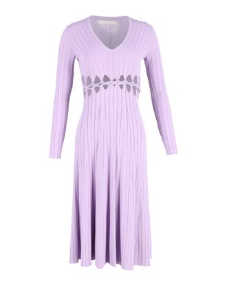 Dion Lee Pinnacle Braid Dress In Purple Viscose