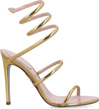 Rene Caovilla Flat Shoes Golden