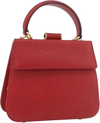 Ferragamo Pre-owned Handbags, female, Red, Size: ONE SIZE Pre-owned Hand Bag