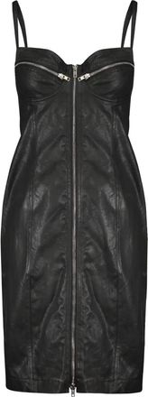 Jeremy Scott Mini jurk - Dames - Korte kleedjes - Zwart - S - Katoen - Kleedjes
