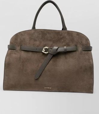 Coccinelle suede tote bag