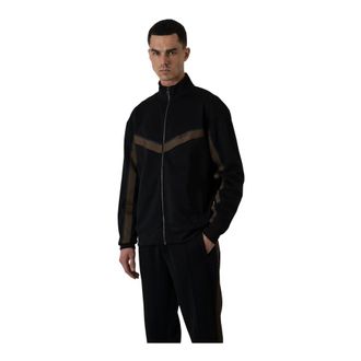 HUGO BOSS Hombre, Sudaderas, Negro, Talla: L