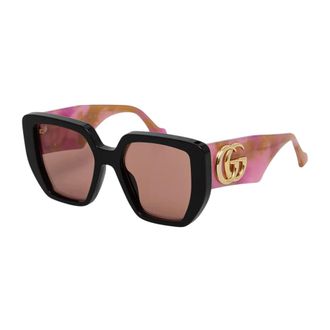 Gucci Zonnebrillen - Dames - Accessoires - Roze - Maat: 54 MM