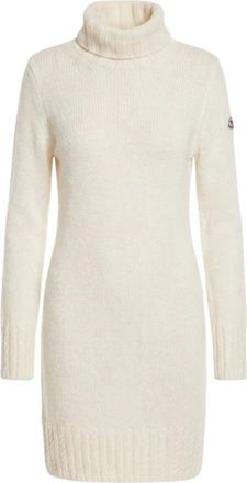 Moncler Kleedjes, Dames, Beige, S, Abito Tricot