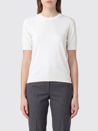 Herno T-shirt girocollo a maniche corte in misto lyocell e cotone