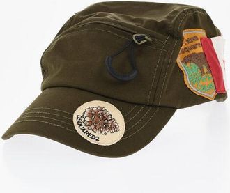 Dsquared2 Cotton Cap with Patches size Unica