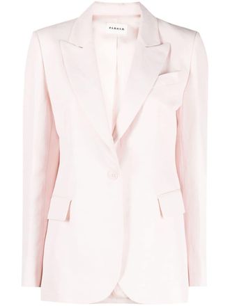 P.A.R.O.S.H. Blazer monopetto con revers a lancia - Rosa
