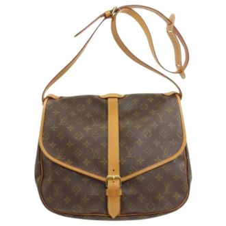 Louis Vuitton Pre-owned Cross Body Bags, female, Brown, Size: ONE SIZE Pre-owned Vintage Monogram Shoulder Bag