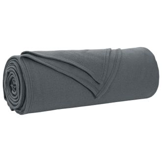 vidaXL Manta Gris Oscuro 210 X 140 Cm Lana Vidaxl