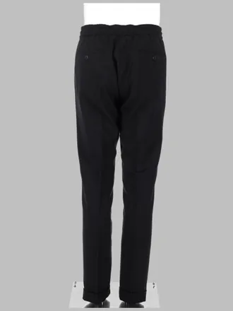 Paul Smith Wool Travel Trousers - Black