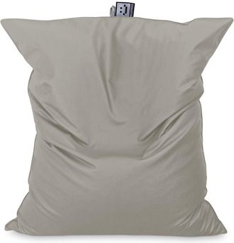Happers Happers - Big Puff Polipiel para Exterior o Interior Gris Claro Único Gris Claro