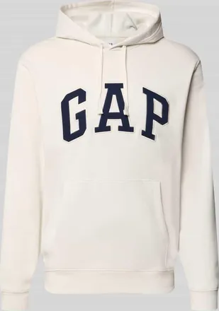 GAP Hoodie mit K&auml;ngurutasche in Offwhite, Gr&ouml;&szlig;e XXL