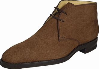 Bally Skiligny 6237887 Mens Brown Grained Calf Leather Desert Boots