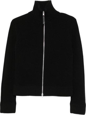 Maison Margiela Ribbed-knit Zip-up Jacket