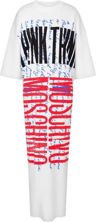 Moschino Abito modello T-shirt lungo - Bianco