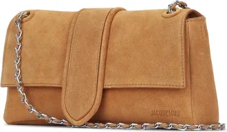 Jacquemus Womens Bambino Shoulder Bag Camel Principal Calf Leather