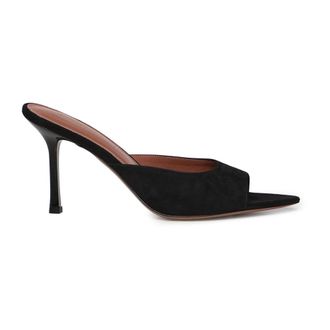 Giuliano Galiano Heeled Mules, female, Black, Size: 7 1/2 US Heeled Mule