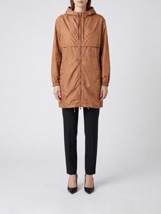 Semicouture Parka al ginocchio in tessuto tecnico con cappuccio