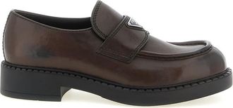 Prada Brown Leather Loafers