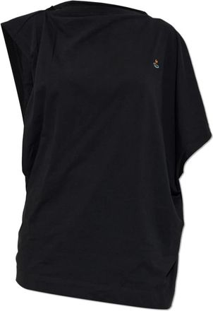 Vivienne Westwood Hebo T-Shirt - Dames - T-shirts - Zwart - XS - Katoen - Tops