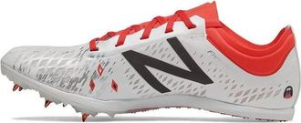 New Balance Womens Md800 V5 Track Spikes Shoes In White/pink/black