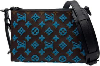Louis Vuitton Pre-owned Vintage Schoudertas - unisex - Vintage Schoudertas - Blauw - ONE Size - Leer - Vintage