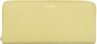Loewe Yellow Leather Long Wallet (Bi-Fold) (Pre-Owned)