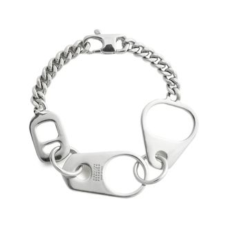 Maison Margiela Flesdop Armband - Heren - Armbanden - Grijs - L - Accessoires
