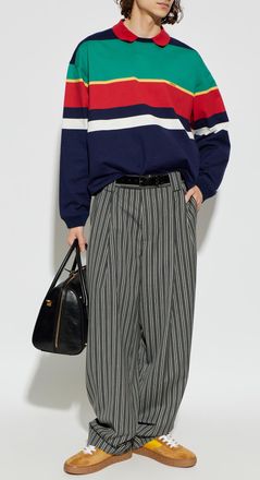 Versace Long-sleeve Polo, Mens, Multicolour