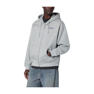 Awake NY Zip-throughs, male, Gray, Size: XL Felpa con Cappuccio