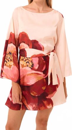 Misa Twiggy Mini Dress In Peony Love