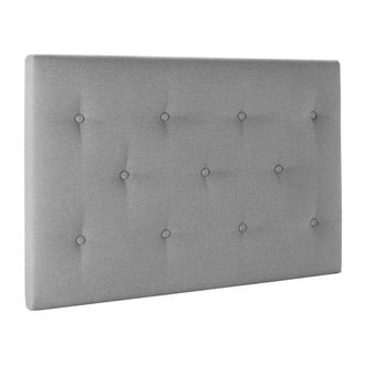 HOMN Cabecero tapizado 90x60 cm gris claro