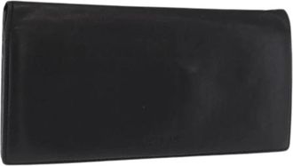 Loewe Pre-owned Wallets, female, Black, Size: ONE SIZE Pre-owned Leather Wallet