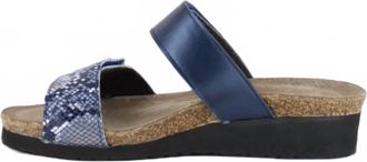 Naot Womens Althea Sandal In Navy Python Polar Combo