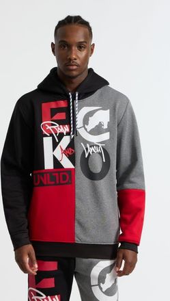 Ecko Team Up Hoodie in Grey Marled at Nordstrom, Size Xxx-Large