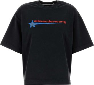 Alexander Wang Black Cotton Oversize T-shirt