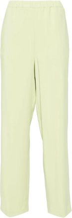 Fabiana Filippi Groene Straight-Leg Broek - Heren - Straight fit broeken - Groen - 3XS - Broeken
