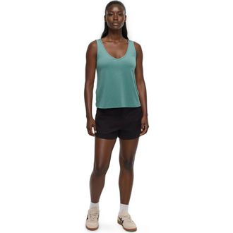 tentree Kinney Tank in Turquoise Sky Heather at Nordstrom, Size X-Large