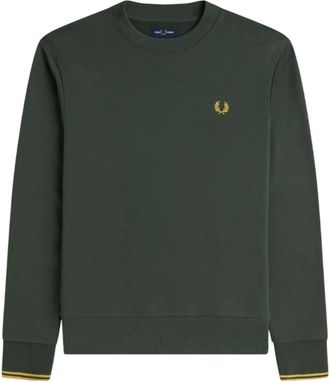 Fred Perry Uomo, Felpe, Verde, XL, new