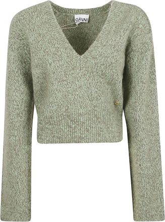 Ganni Mujer, Jerseys, Verde, Talla: M