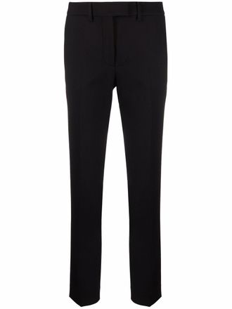 Incotex mid-rise straight-leg trousers - Black