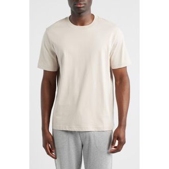 Organic Basics True Heavy Boxy Fit Organic Cotton T-Shirt in Sandstone at Nordstrom, Size Small