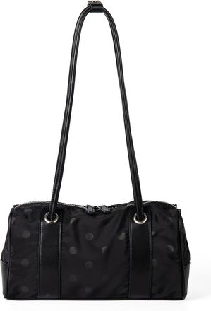 Generic Pufei Polka Dot Underarm Bag Versatile Shoulder Bag Stylish Pillow Handbag (Black)