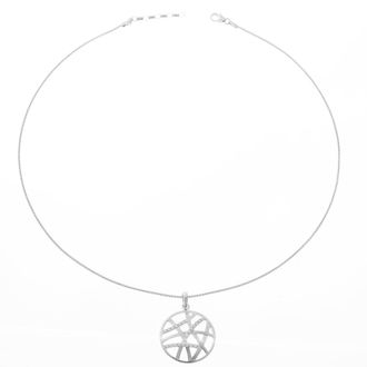 Orphelia Amabella WoMens 925 Sterling Silver Chain with Pendant - ZH-7098 - One Size