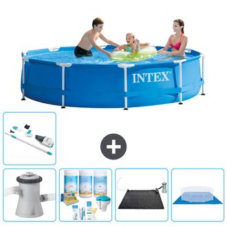 Intex Piscina Con Estructura Redonda - 305x76 Cm - 8-piezas S21015