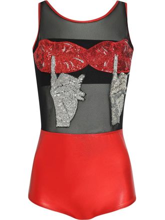 Brigitte Shiu Carnaval/Festival body - Rood