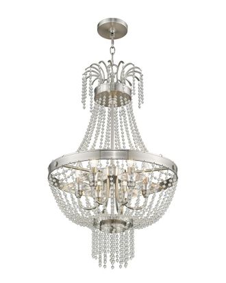 Livex Lighting Livex Valentina 6-Light Brushed Nickel Pendant